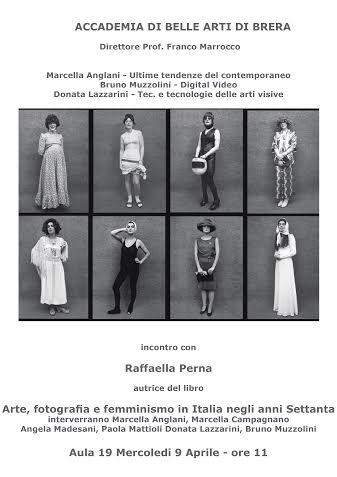 Arte fotografia e femminismo in Italia negli anni Settanta